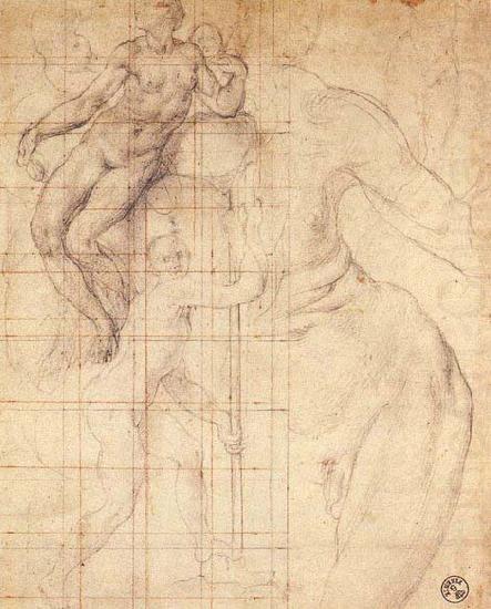 Adam and Eve at Work, Pontormo, Jacopo